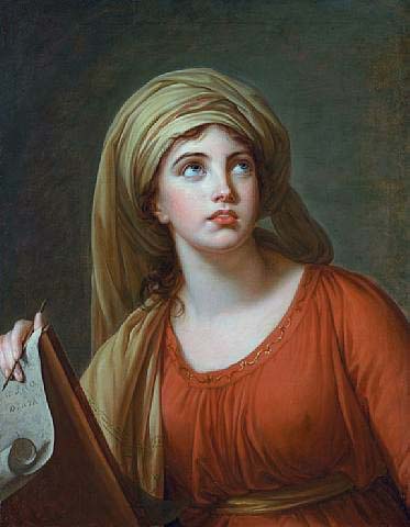 elisabeth vigee-lebrun Lady Hamilton as the Persian Sibyl